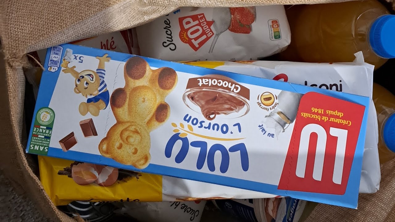 asmr retour de courses intermarché