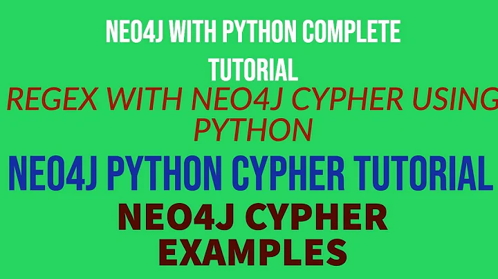NEO4J|NEO4J TUTORIAL|NEO4J PYTHON|NEO4J CYPHER|NEO4J PYTHON|REGEX WITH CYPHER USING PYTHON |PART:21