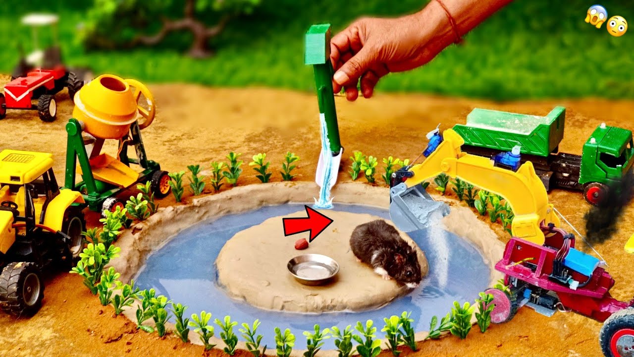 top most creative diy tractor plough machine science project of Tech creator