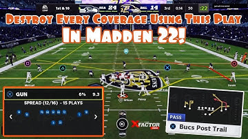 Destroy EVERY Coverage Using This Play In Madden 22! | Gun Spread Mini Scheme |