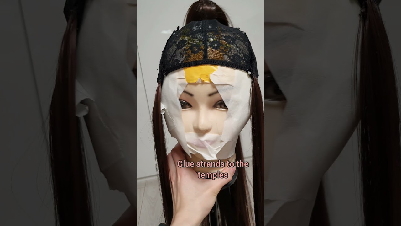 Ponytail wig tutorial 🌸