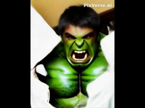 التحول إلى الرجل الأخضر بالذكاء الاصطناعي هولك  الرجل الاخضر 