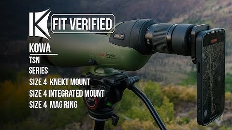 🎯 Kowa Spotting Scope TSN Series – Digiscoping Setup with Kapture Knekt Magnetic Mounts