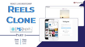 Instagram Reels | Resume Project | React Bootcamp | Part 1 | NextJs, ReactJs, Material UI