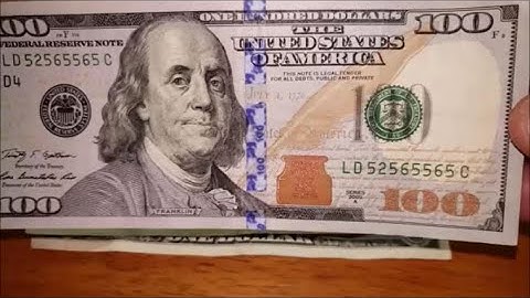 $100 TRINARY BANKNOTE FOUND Searching for Error Bills and Fancy Serial Numbers