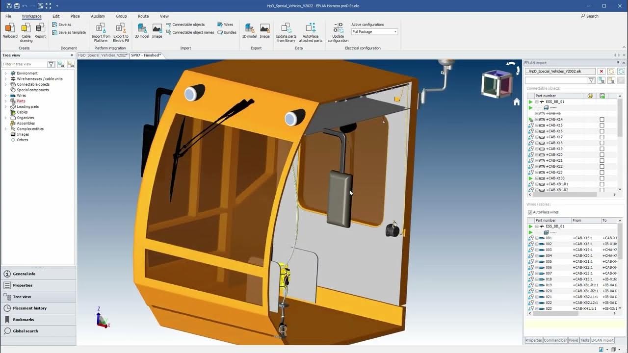 EPLAN Harness proD Cable and wire harness design software for special vehicles YouTube