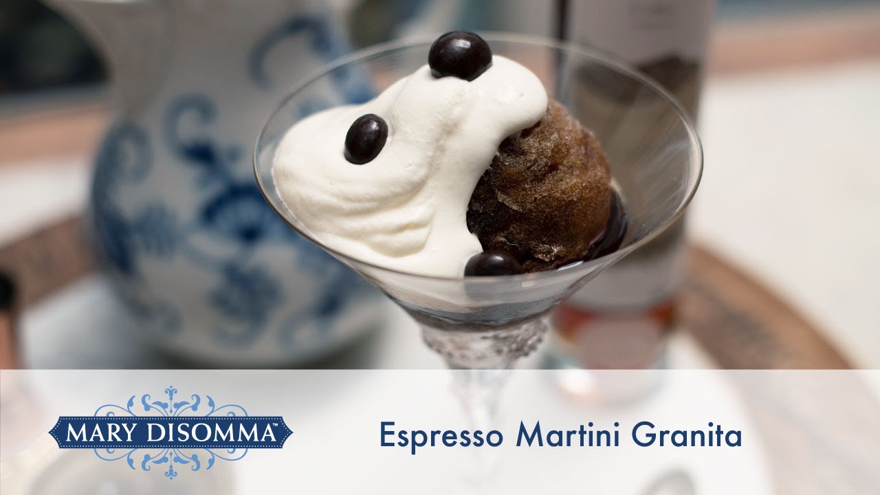 Espresso Martini Graniti Recipe | Mary DiSomma