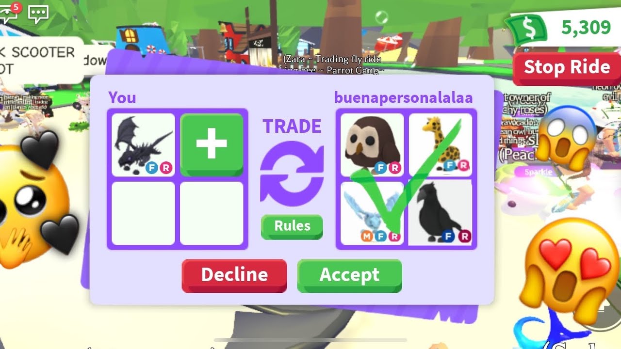 What people trade for SHADOW DRAGON! - Roblox Adopt me ...