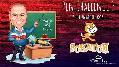 Pen Challenge 5 - Scratch Pen Challenges - Coding with Scratch - Loops - Repeat - Patterns - Angles