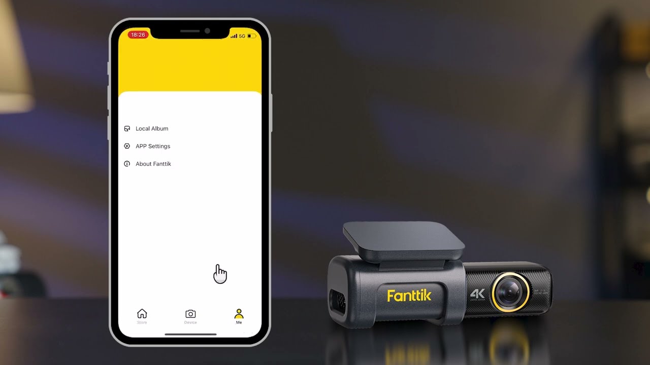 Fanttik C8 Apex True 4K UHD Dash Cam - Capture Every Detail