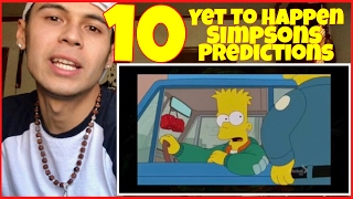 10 Yet To Happen Simpsons Predictions | Reaction Therapy