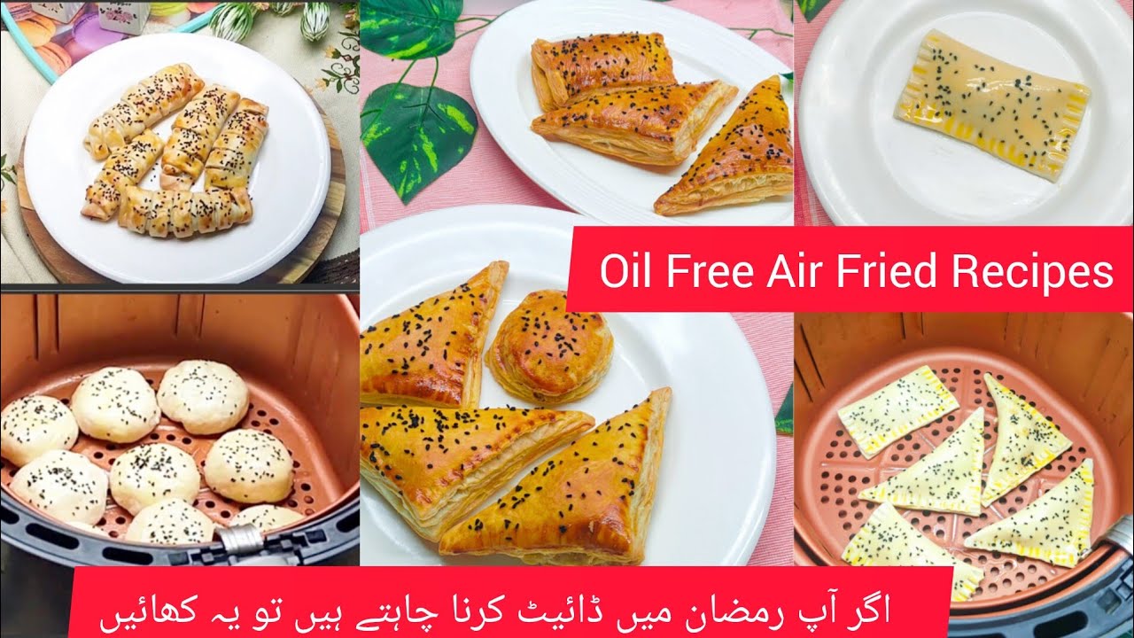 Oil Free Iftar Recipes | 10 Min Air Fryer Recipes For Ramadan - YouTube