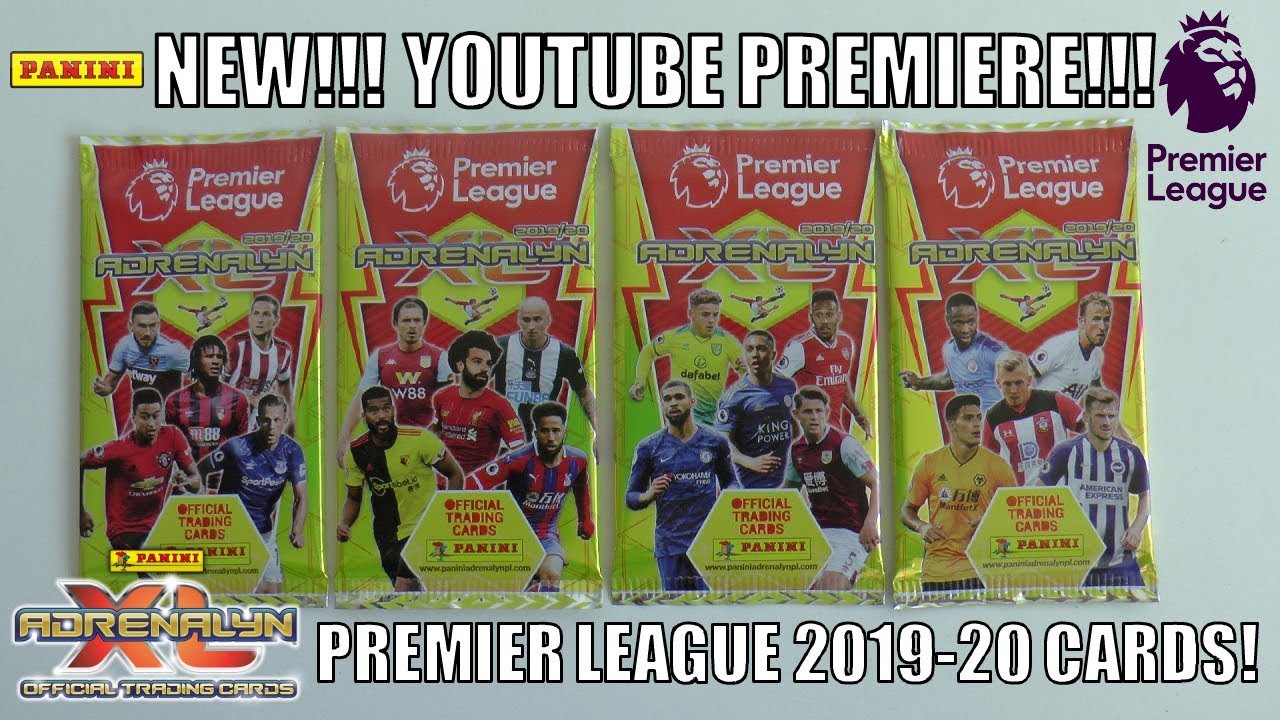 NEW!!! YouTube PREMIERE! | PANINI ADRENALYN XL PREMIER LEAGUE 2019-20 CARDS | 4x PACK OPENING