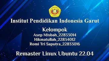 Remaster Linux Ubuntu 22.04 dengan Cubic