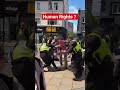 Disgusting footage of British a police officer