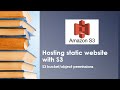 AWS S3 Static Website Hosting | S3 Object/bucket permissions