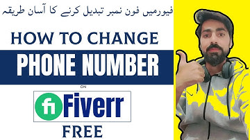 How to change phone Number on Fiverr || Update Phone Number on Fiverr