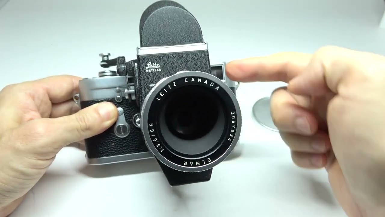 LEICA ライカ Elmar エルマー 65mm F3.5 + OTZFO* + VisoflexII SET