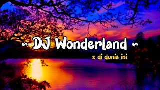 DJ WONDERLAND X DI DUNIA INI TERBARU VIRAL TIKTOK 2022 - DJ MALVIN
