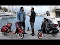 Vespa Faro Bajo Rojo Candy 😍 Manillar Tubo Hot Rod 😍 Mallorca Motorvlog  47