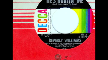 Beverly Williams  (Gary Usher) - HE'S HURTIN' ME  (Gold Star Studio)  (1965)