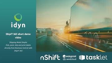 Short ShipIT 365 demo | Effortless Shipping from Business Central with ShipIT 365 | idyn
