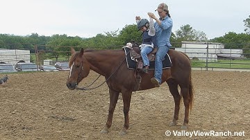Chics Fancy Pine - riding double! - ValleyViewRanch.net