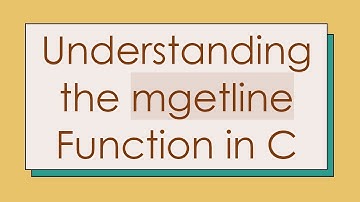 Understanding the mgetline Function in C