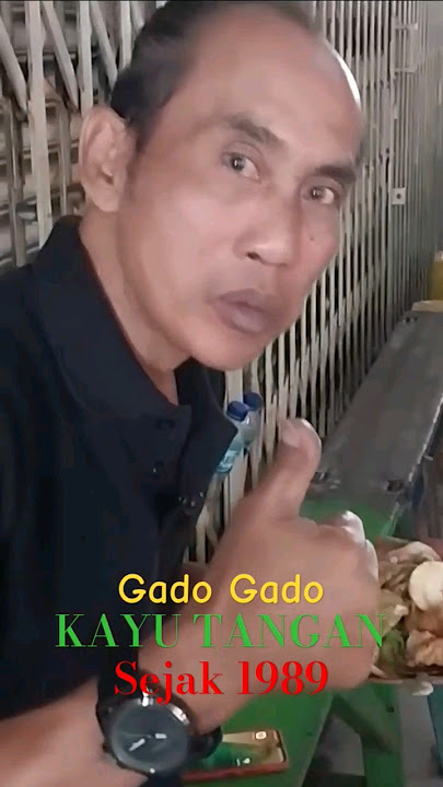 gado gado kayu tangan sejak 1989 #shorts