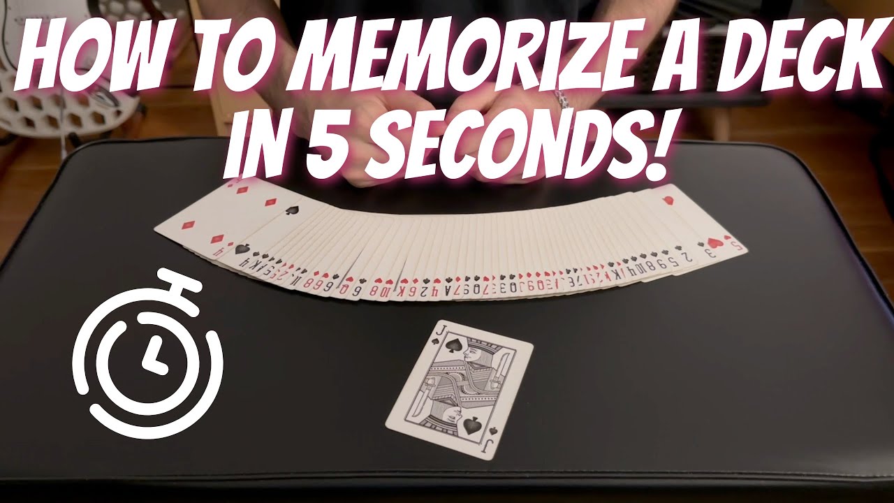 «ЗАПОМНИТЕ» КОЛОДУ ЗА 5 СЕКУНД | Обучающее видео по импровизированному карточному фокусу