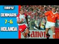 Denmark vs netherlands 22  5  4  highlights semi finals euro 92