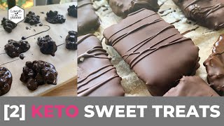 Keto Coconut Chocolate Bars| Keto Bounty Bar & Cranberry Bites 3 NET CARBS