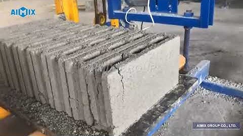 Aimix ABM4S Concrete Block Machine Was Put Into Production In Malaysia 01