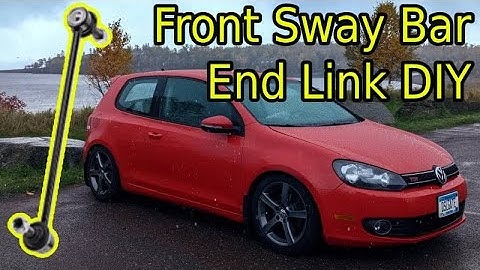 VW MK5 & MK6 Front Sway Bar End Link DIY Tutorial