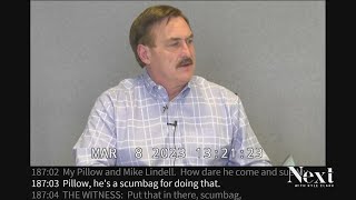 Videos show MyPillow CEO and election denier Mike Lindell's heated depositions for defamation suit