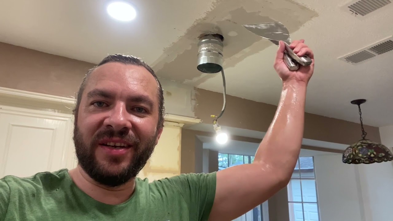 Island Range Hood Instalation