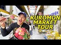 Best street food in osaka kuromon market tour 