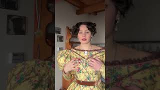Making an 1830s spring outifit 💐🪡 #sewing #historicalsewing #historicalcostume #1830s #makingof