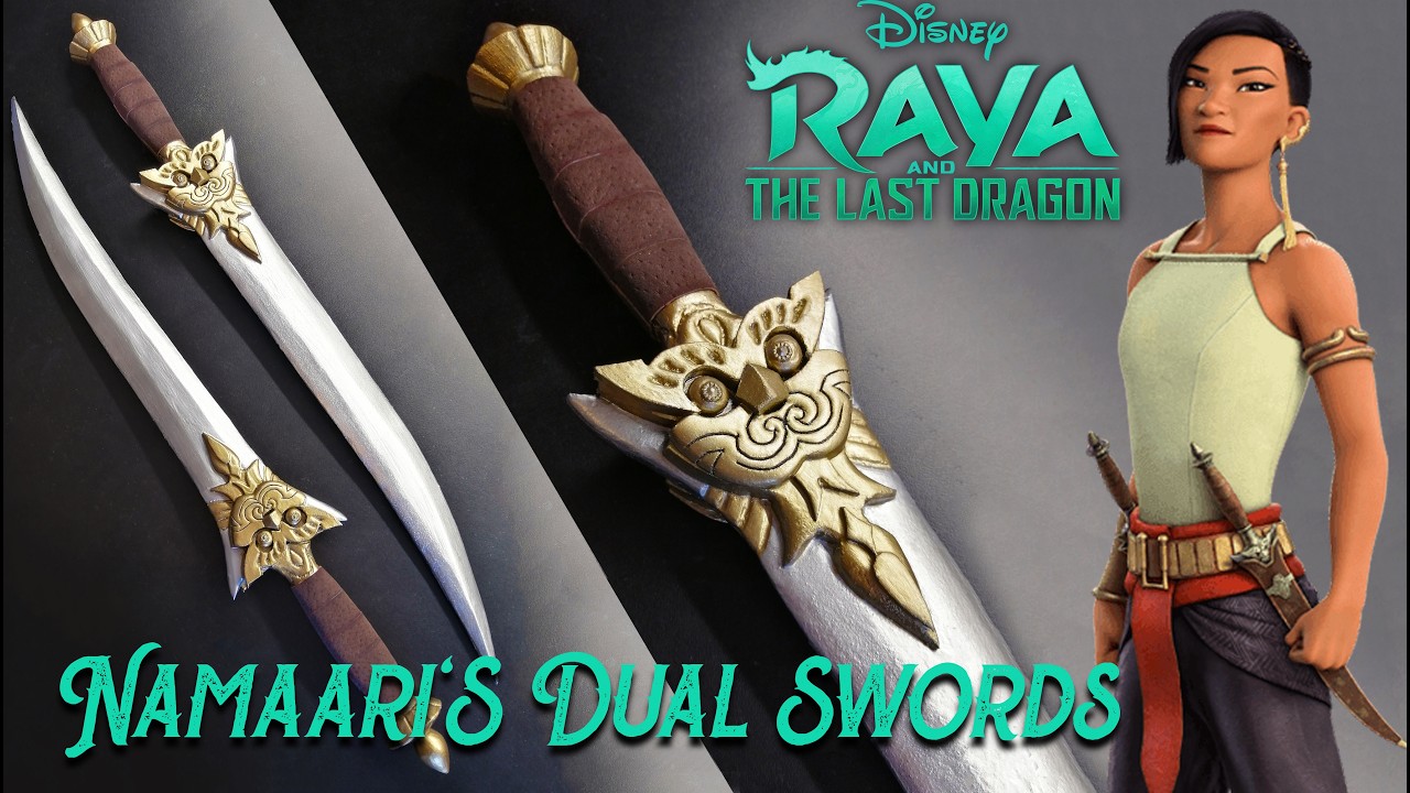 Raya and the Last Dragon | Making Namaari Dual Swords Tutorial