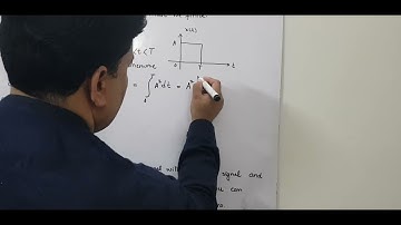 Energy Signals and Power Signals - communication systems - lecture 1