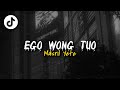 DJ EGO WONG TUO REMIX VIRAL DI TIKTOK masril yete