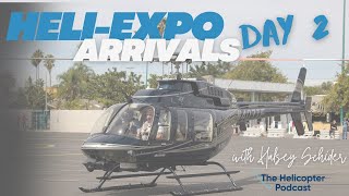 Day 2 Heli Arrivals at HAI Heli-Expo | Anaheim Convention Center