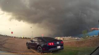 Owasso Tornado Dash Cam March 30, 2016