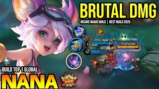 NANA BEST BUILD 2025 | BUILD TOP 1 GLOBAL NANA GAMEPLAY | MOBILE LEGENDS✓