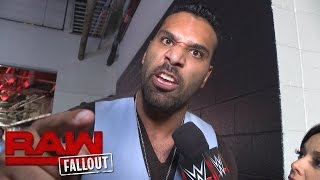 Jinder Mahal is back on Raw: Raw Fallout, August 1, 2016