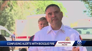 Albuquerque officials admit miscommunication with bosque fire evacuations Albuquerque Deploys High Tech Fire Detection Sensors Across The Bosque