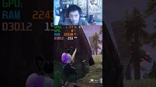 “Así RINDE Fortnite Capítulo 7 😳 MSI Afterburner al Límite 🔥 #Fortnite #FPS #MSIAfterburner #Shorts”