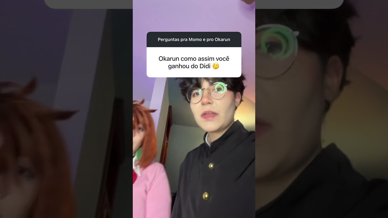 OKARUN E MOMO RESPONDEM!! #dandadan #okarun #cosplay @Nandalorenzine