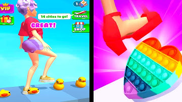 ASMR Tippy Toe ||✅Max Levels Game || All Trailers iOS,Android Gameplay Walkthrough AT3RZT5