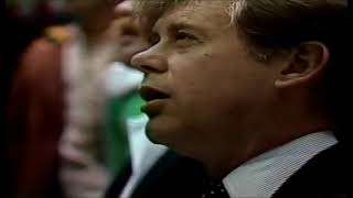 National Anthems Vancouver Canucks vs. NY Islanders Richard Loney and organist1982